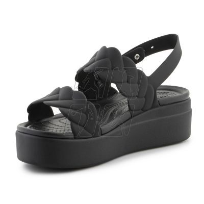 3. Crocs Brooklyn Woven Low Wedge W 209977-060 sandals