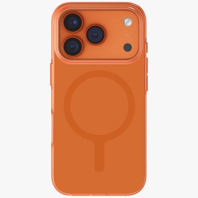 2. Uniq Clario Magclick Charging Case for iPhone 17 Pro - Orange