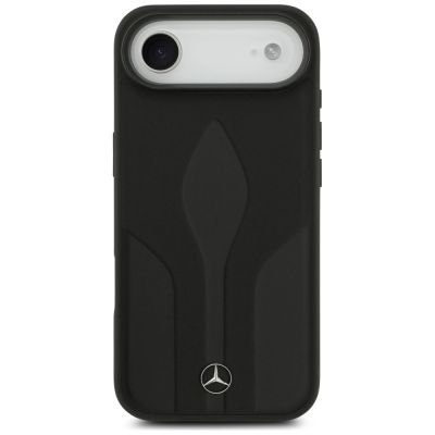 3. Mercedes Leather The Move MagSafe case for iPhone 17 Air - black