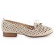 2. Women's openwork gold lords shoes Jezzi 222-5