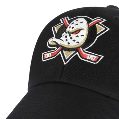 3. 47 Brand NHL Anaheim Ducks Cap H-MVP25WBV-BKT Black One size