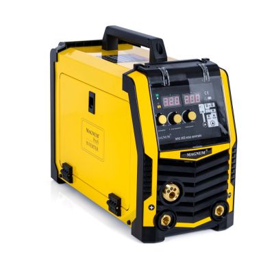 SEMI-AUTOMATIC INVERTER WELDING MACHINE MIG-202 EASY SYNERGY, 230V, 200A/60%, GP50, MB15/3, MMAR, D100/D200
