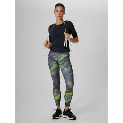 Women's quick-drying training leggings 4F 4FRAW26TFTIF582-90A