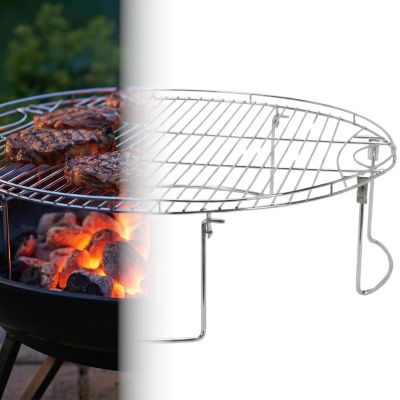 5. 65CM GRILL GRILL WITH FOLDABLE LEGS FOR A GARDEN FIREPLACE
