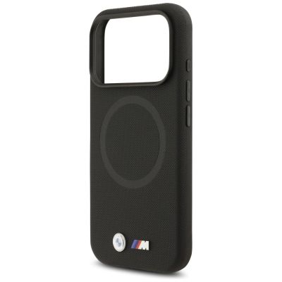 6. BMW M FW Metal Logo MagSafe Case for iPhone 17 Pro - Black