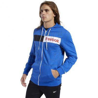 3. Reebok Logo FZ HM FK6117 sweatshirt