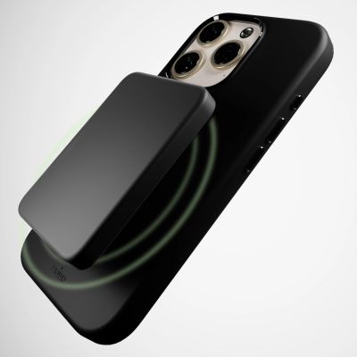 9. Puro Icon Mag Pro MagSafe Silicone Case for iPhone 16 Pro - Black