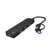 NATEC HUB USB-C 3.0 MAYFLY 4-PORTS + USB-A ADAPTER NHU-2023