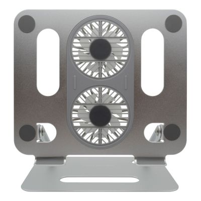 2. RealPower 495562 Laptop Stand Notebook Stand Stainless Steel 43.2 cm (17")