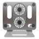 2. RealPower 495562 Laptop Stand Notebook Stand Stainless Steel 43.2 cm (17")