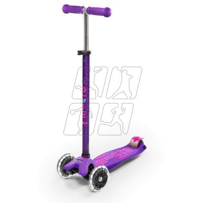 Micro Scooter Maxi Deluxe LED Purple