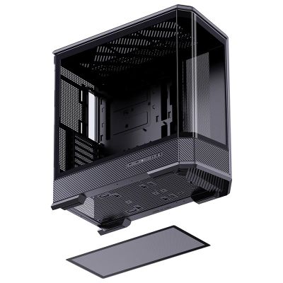 10. Jonsbo D400 PC Case, Midi Tower, ATX, Tempered Glass