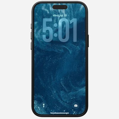 5. Nomad Traditional Leather Case for 17.5 cm (6.9") Mobile Phone Black