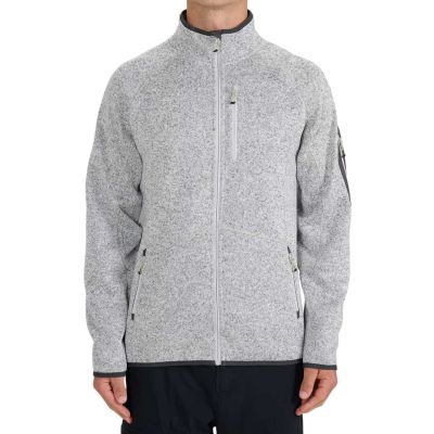 Men's fleece 4F M443 cool light gray melange 4FWSS26TFLEM443 27M