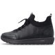 9. Women's leather insulated ankle boots black Remonte Rieker D2V06-35