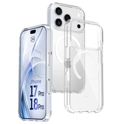 16. 3mk Armor MagCase for iPhone 17 Pro - Transparent