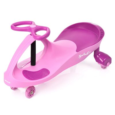 27. Pink Meteor Swingo Gravity Ride-On