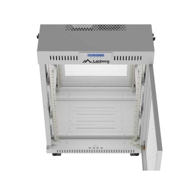 23. LANBERG FLOOR CABINET 19" 15U 600X800 LCD GRAY