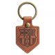 FC Barcelona keychain original licensed leather pennant BLL7061