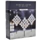 6. DECORATIVE LAMPS OUTDOOR PATH STICK 3 PCS SNOWFLAKE NEON