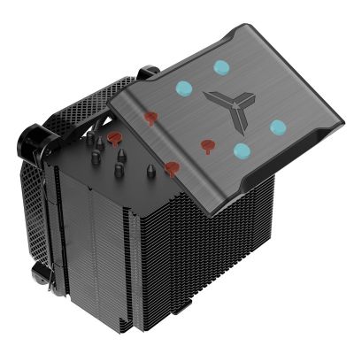 5. Jonsbo HX6250 Processor Radiator 14 cm Black 1 pc.