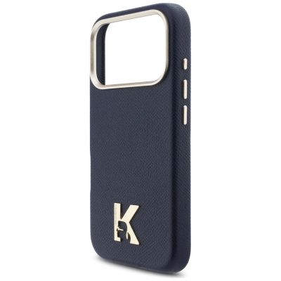 6. Karl Lagerfeld Karl Head Logo MagSafe Case for iPhone 17 Pro - Blue