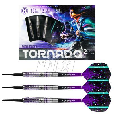 5. Darts Harrows The Tornado 2 90% Softip HS-TNK-000013351