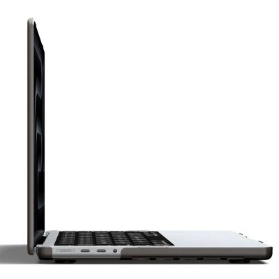 3. Spigen AirSkin Case for MacBook Pro 16" 2021 / 2023 / 2024 / 2025 / 2026 - Semi-Transparent