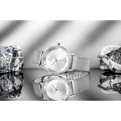 7. Giewont Sapphire Silver Women's Watch GW4130-B1