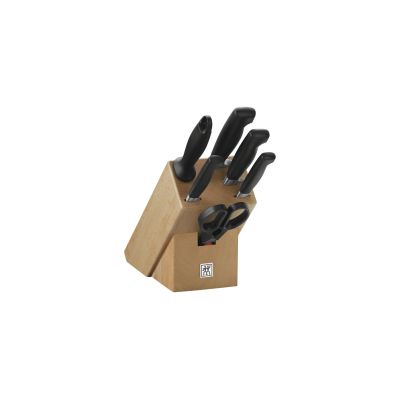 ZWILLING Four Star Knife Set 35066-000-0 (Knife Block, Scissors, Knife x 4, Knife Sharpener)