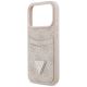 6. Guess 4G Nauble Card Triangle Case for iPhone 17 Pro - Pink
