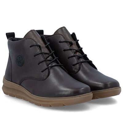 4. Women's leather ankle boots, insulated, brown, Rieker Z0022-25