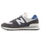 2. New Balance U574 lifestyle black unisex sneakers (U574NVE)