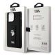 8. Karl Lagerfeld Gripstand Saffiano Choupette Pins case for iPhone 13 Pro Max - black