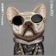 7. Nimmy Glasses Cool Dog Case for iPhone 16 Pro Max - Gray