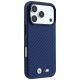 4. BMW M Carbon Metal Logo MagSafe Case for iPhone 17 Pro Max / 18 Pro Max - Navy Blue