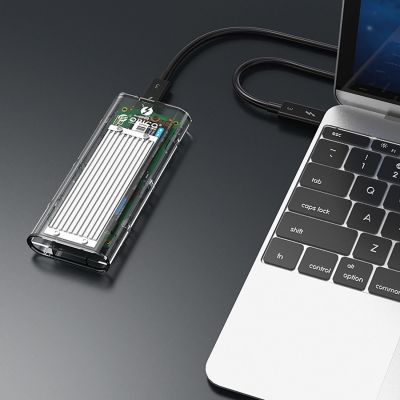 4. Orico TCM2-C3 M.2 NVME to USB-C 10Gb/s Disk Drive - Gray