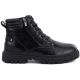 2. Men's leather ankle boots with two zippers, black Big Star UU174242