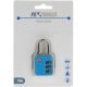 6. COMBINATION PADLOCK FOR SUITCASE BAG PROWORLD BLUE