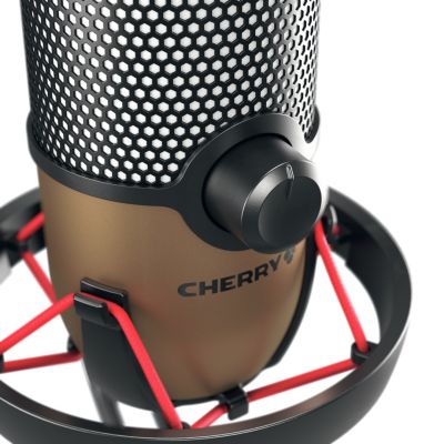 3. CHERRY UM 9.0 PRO RGB Desktop Microphone Black, Copper