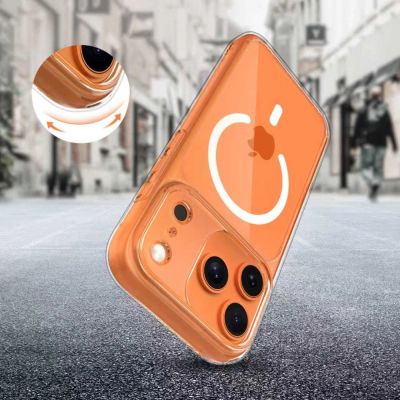 6. Tech-Protect Magpeak Magsafe CC Case for iPhone 17 Pro - Clear