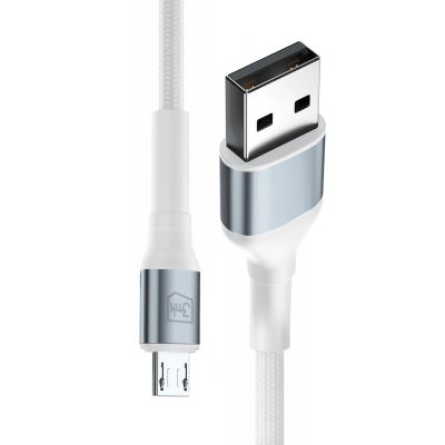 11. 3mk Hyper Cable N-SERIES USB-A / MicroUSB 1m 5V/2.4A 12W / white