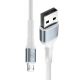 11. 3mk Hyper Cable N-SERIES USB-A / MicroUSB 1m 5V/2.4A 12W / white
