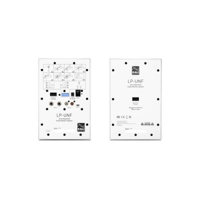 17. Pair of Kali Audio LP-UNF-WH white monitors