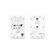 17. Pair of Kali Audio LP-UNF-WH white monitors
