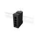 6. LANBERG SWITCH POE EXTENDER 1XIN 3XOUT 1GB ETHERNET DIN RAIL 90W