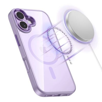 4. Tech-Protect MagMat MagSafe Case for iPhone 17 - Transparent Purple