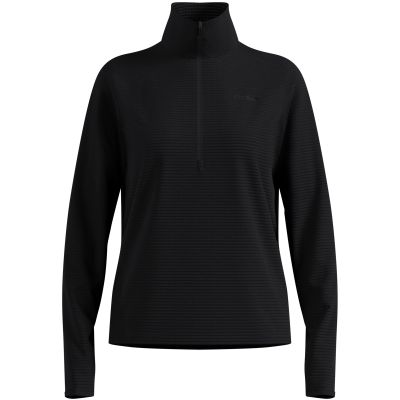 Women’s Odlo ESSENTIAL THERMAL Mid Layer 1/2 Zip Top Black