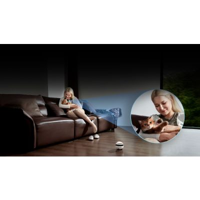 9. ENABOT Ebo AIR 2 Plus robot - home companion with monitoring and video calls function (white)