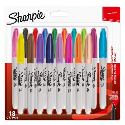 6. Sharpie Fine marker 18 pcs. Fine tip Multicolor
